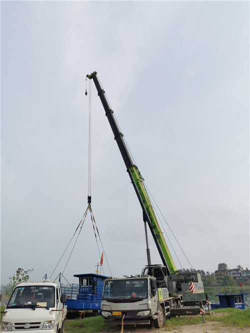 昌江区桥梁建设吊装案例